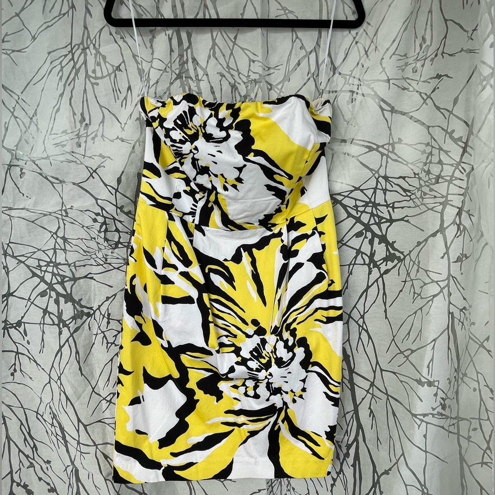 Express Strapless Dress WITH POCKETS